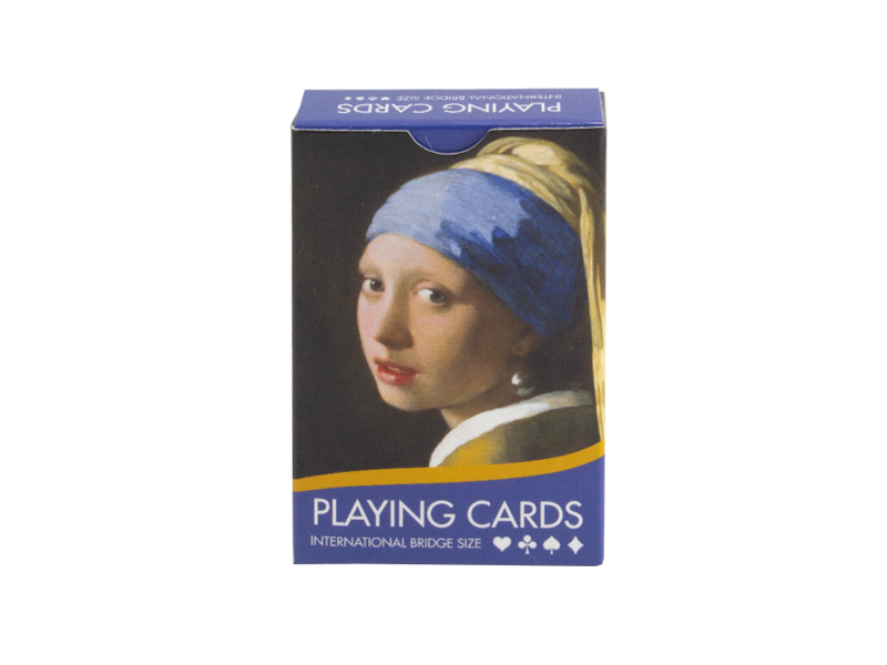 Cartes à jouer,  Fille à la perle, Vermeer