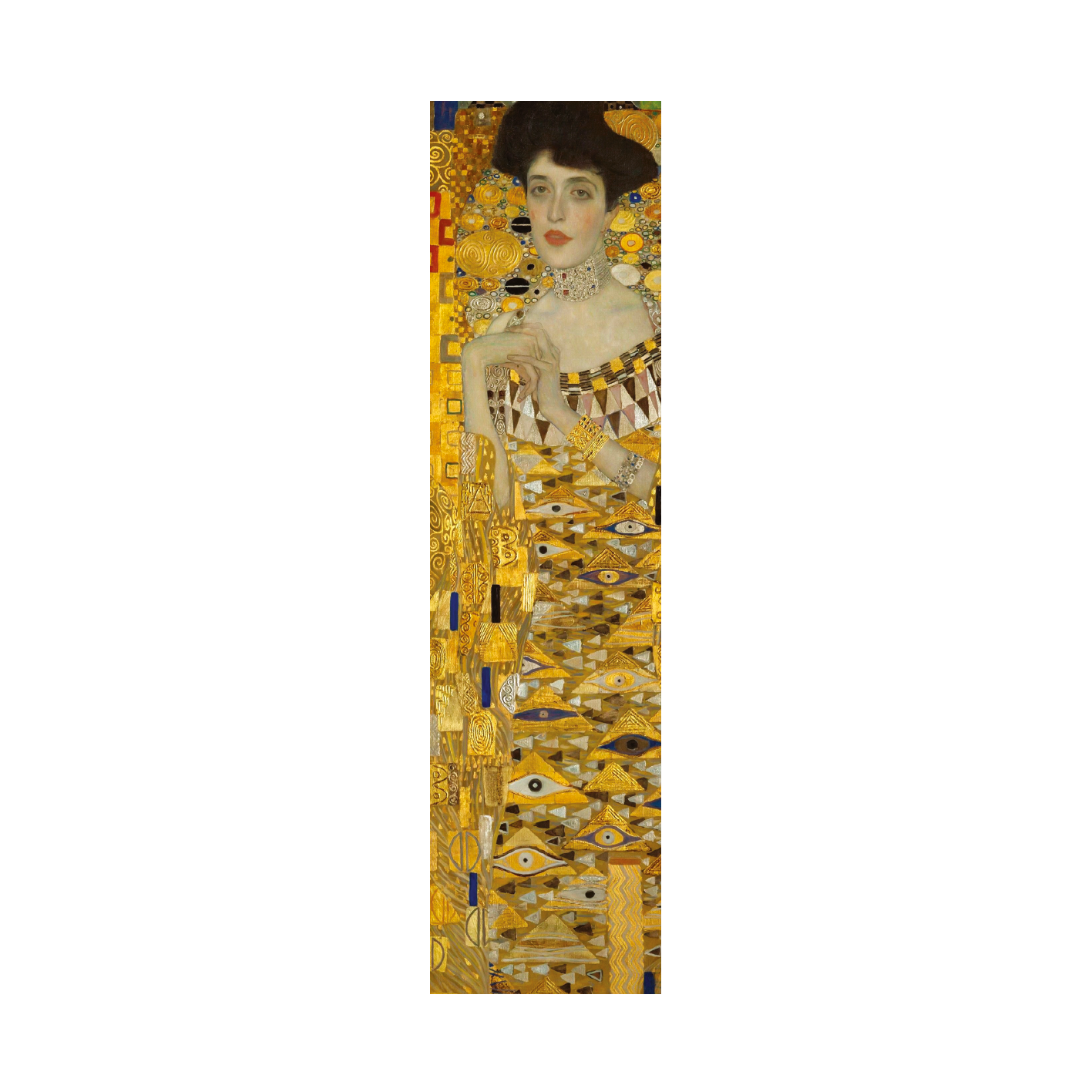 Bookmark With the Graphic Work of Gustav Klimt 