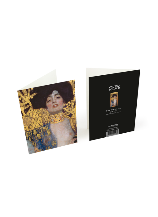 Double card with envelope, Gustav Klimt Judith