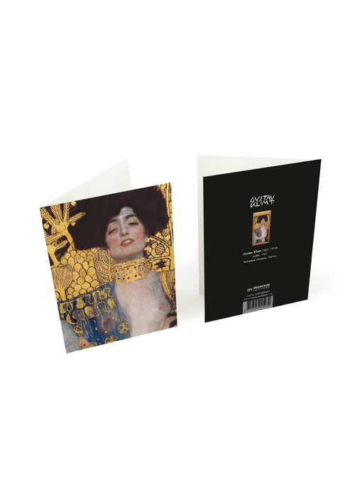 Tarjeta doble con sobre, Gustav Klimt Judith