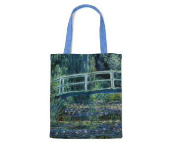 Bolsa de algodón Luxe,  Monet, puente japonés