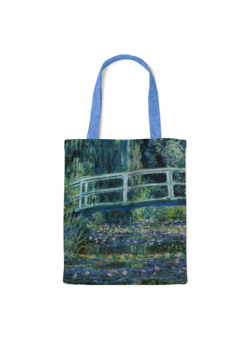 Bolsa de algodón Luxe,  Monet, puente japonés