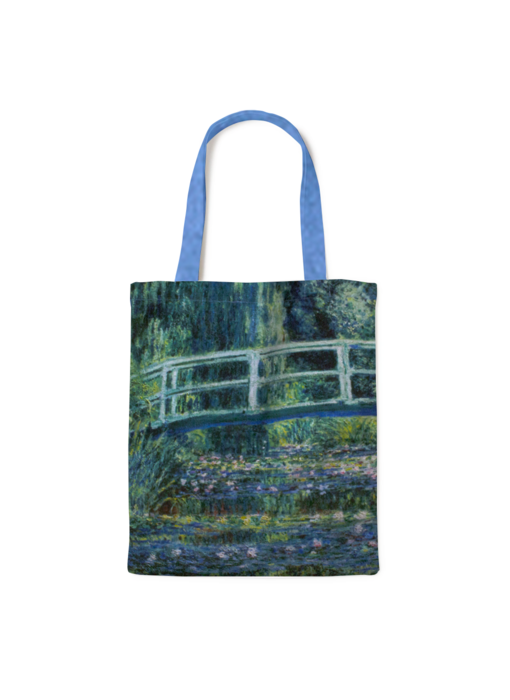 Cotton Tote Bag Luxe,  Monet, Japanese bridge