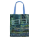 Bolsa de algodón Luxe,  Monet, puente japonés