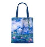 Cotton Tote Bag with lining,  Monet, Waterlilies