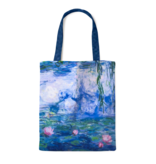 Gevoerde katoenen tas Luxe, Monet, Waterlelies