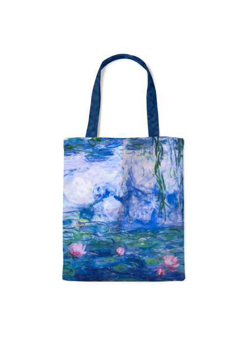 Cotton Tote Bag Luxe, Monet,   Waterlilies