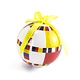 Christmas bauble, Mondriaan-Victory Boogie Woogie, unbreakable