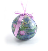 Christmas bauble, Waterlilies, Claude Monet, unbreakable