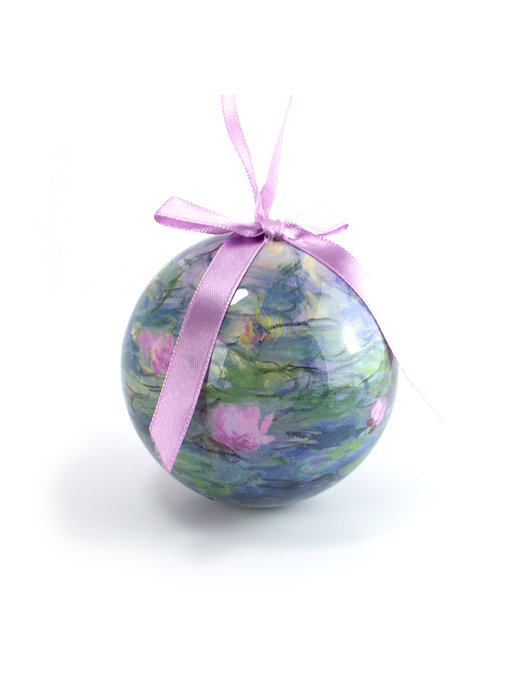 Christmas bauble, Waterlilies, Claude Monet, unbreakable