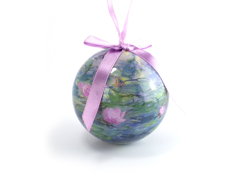 Christmas bauble, Waterlilies, Claude Monet, unbreakable