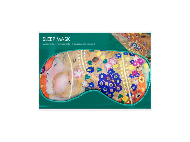 Sleeping mask, Gustav Klimt, Water Serpents 2