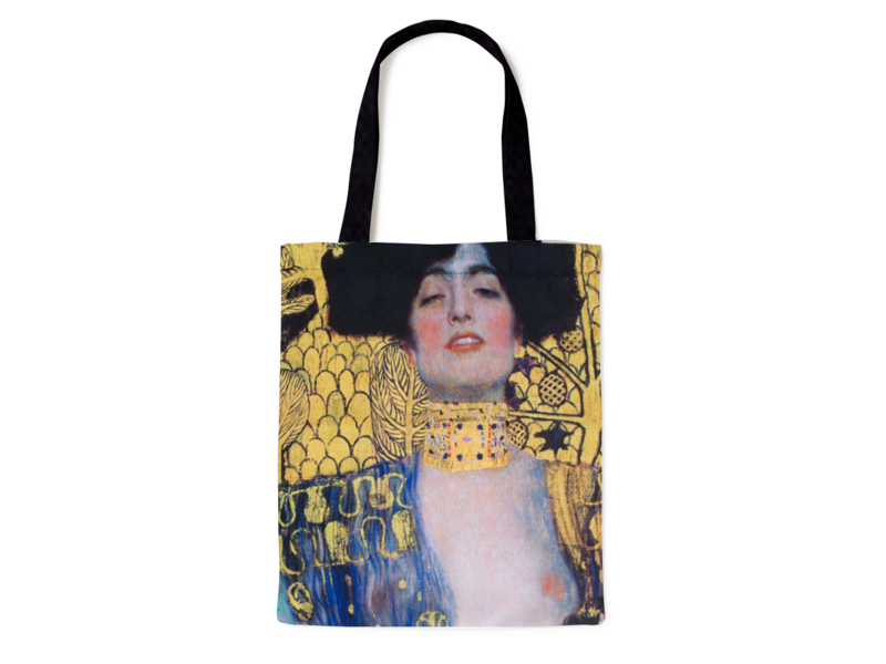 Cotton Tote Bag with lining, Gustav Klimt, Judith