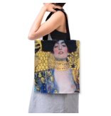 Cotton Tote Bag with lining, Gustav Klimt, Judith