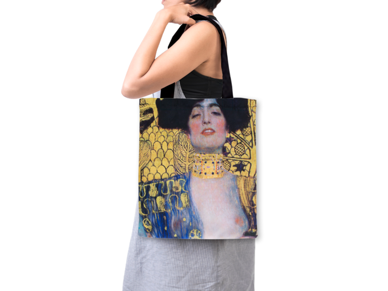 Cotton Tote Bag Luxe, Gustav Klimt Judith| Museum Webshop - Museum
