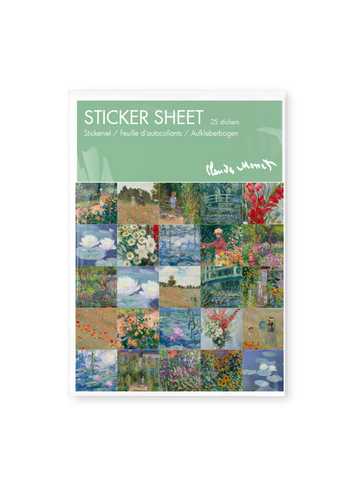 Stickersheet, Claude Monet