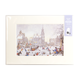 Passe-partout met reproductie, L,  Anton Pieck, Amsterdams IJstafereel