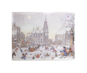 Reproduction A3, Anton Pieck, Amsterdam Ice Scene | Museum Webshop