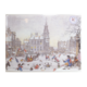 Mini  Poster A3, Anton Pieck, Eisszene Amsterdam