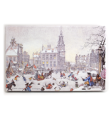 Masters-on-wood,  Anton Pieck, Amsterdam Ice Scene