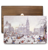 Meesterwerk-op-hout, Anton Pieck, Amsterdams IJstafereel