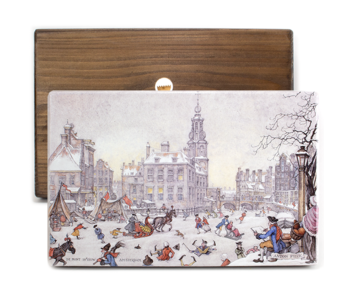 Masters-on-wood, Anton Pieck, Amsterdam Ice Scene