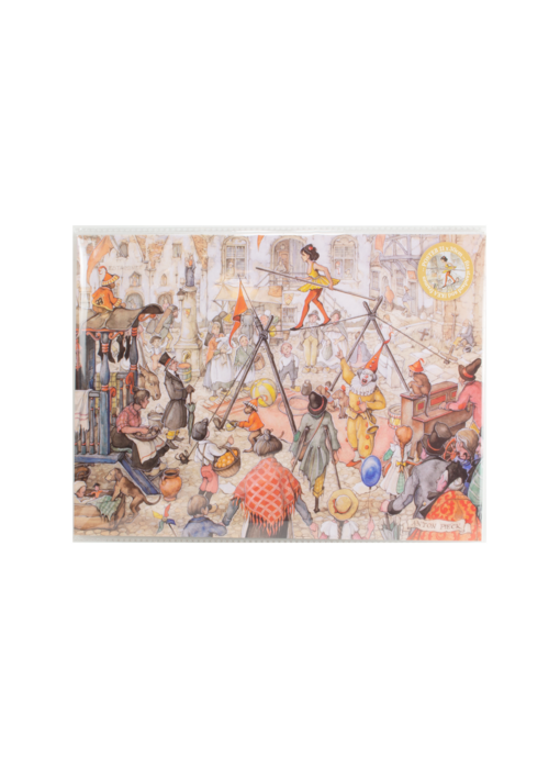 Mini  Poster A4, Anton Pieck, Circus