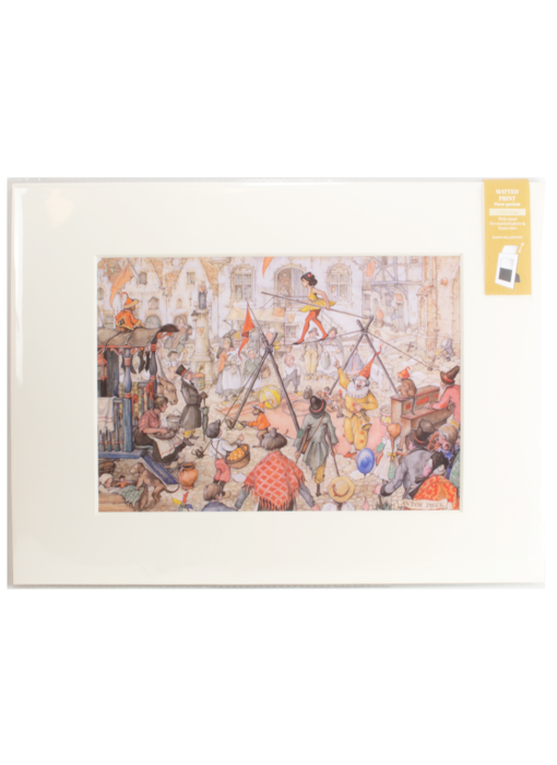 Passe-partout met reproductie, XL,  Anton Pieck, Circus