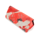 Estuche plegable para gafas ,Grullas blancas y rojas