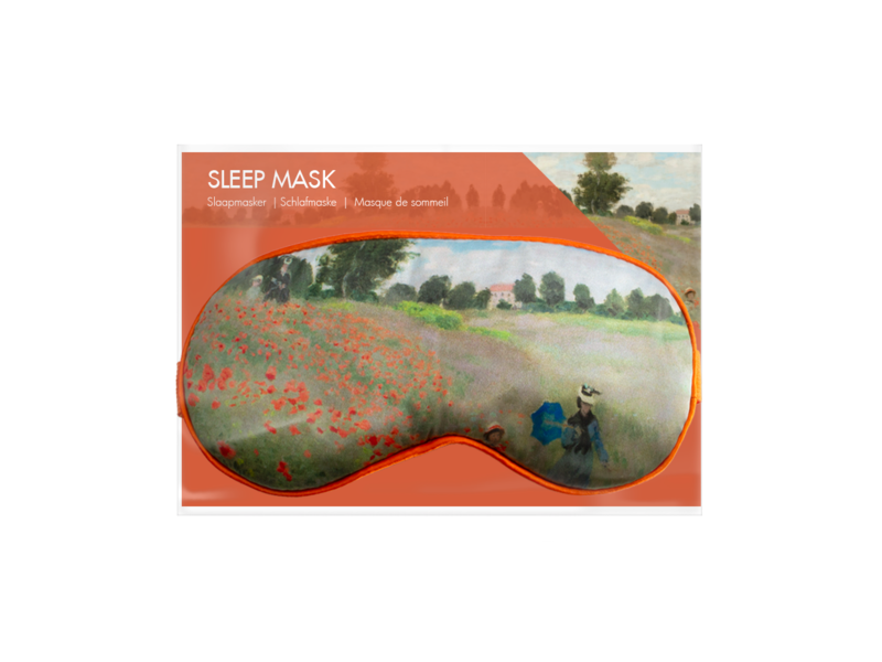 Schlafmaske, Claude Monet, Mohnfeld