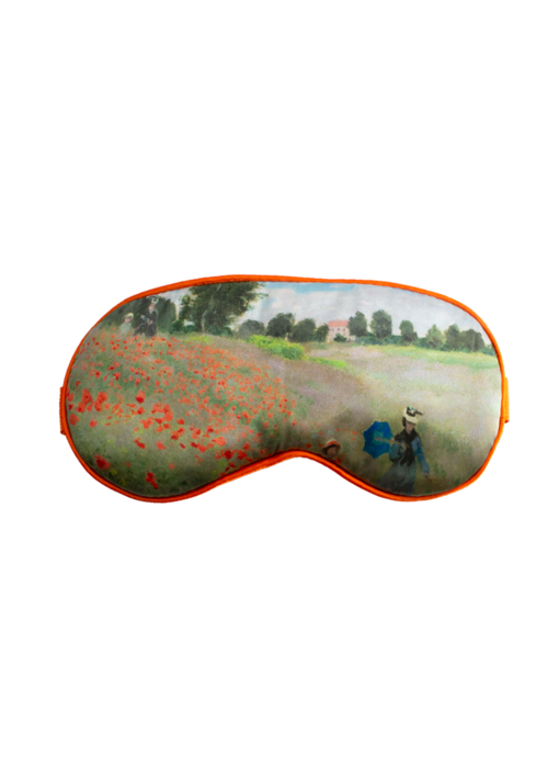 Sleeping mask, Claude Monet, Field with  Poppies