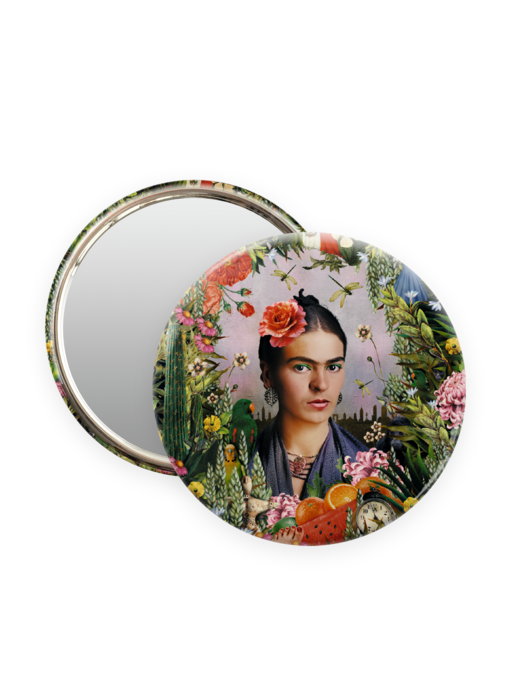 Miroir de poche,  Ø 80mm, Frida Kahlo