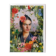 Double card with envelope,   inspired by  Frida Kahlo