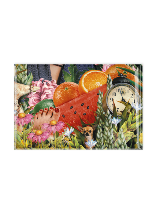 Koelkastmagneet,   Frida Kahlo, fruit