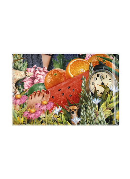 Kühlschrankmagnet,   Frida Kahlo, fruit