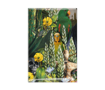 Kühlschrankmagnet, Frida Kahlo, plants