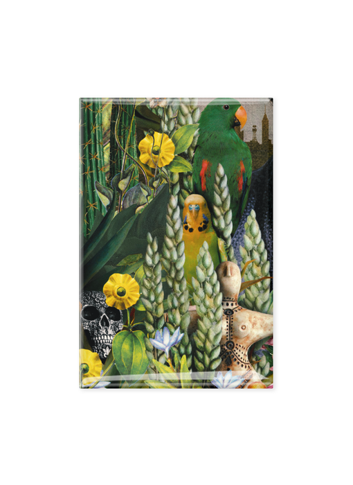 Koelkastmagneet, Frida Kahlo, plants