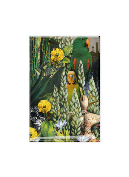 Magnet de réfrigérateur, Frida Kahlo, plants