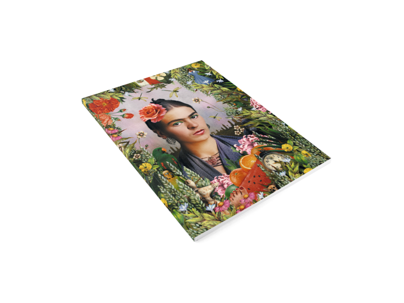Softcover Kunst Skizzenbuch,  Frida Kahlo
