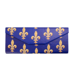 Foldable spectacle case ,Fleur de Lys