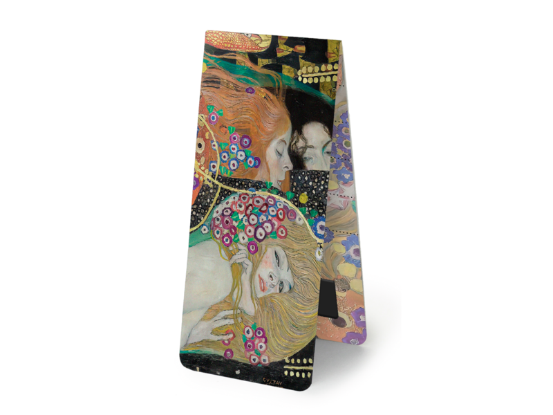 Magnetic Bookmark, Gustav Klimt, Water Serpents 2