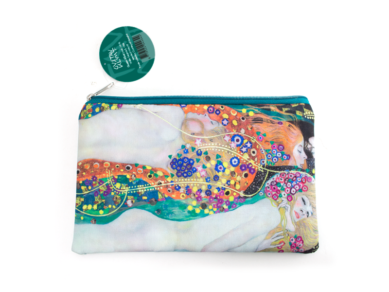 Trousse / trousse de maquillage, Gustav Klimt , Serpents d'eau 2