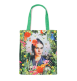 Sac en coton, avec doublure,  inspiré de Frida Kahlo