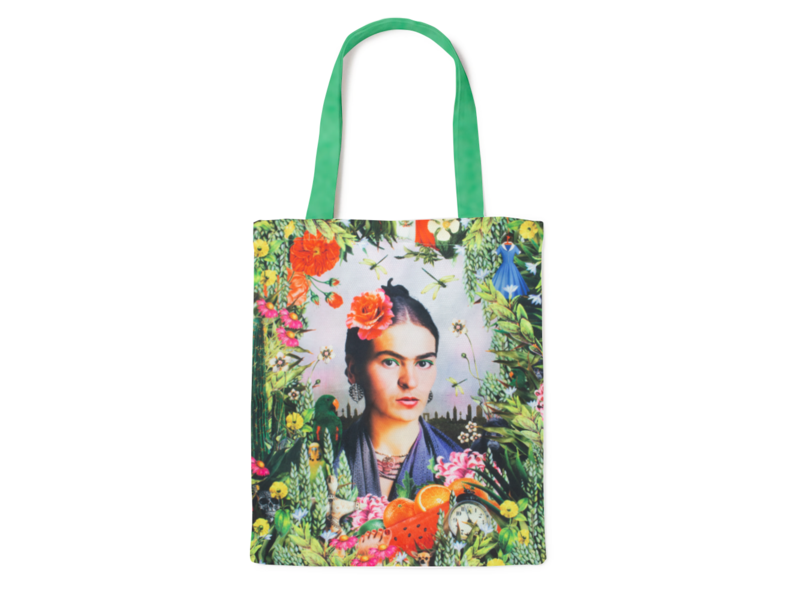 Baumwolltasche mit Futter, Frida Kahlo