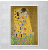 Cartel  50x70 cm, Gustav Klimt, el beso