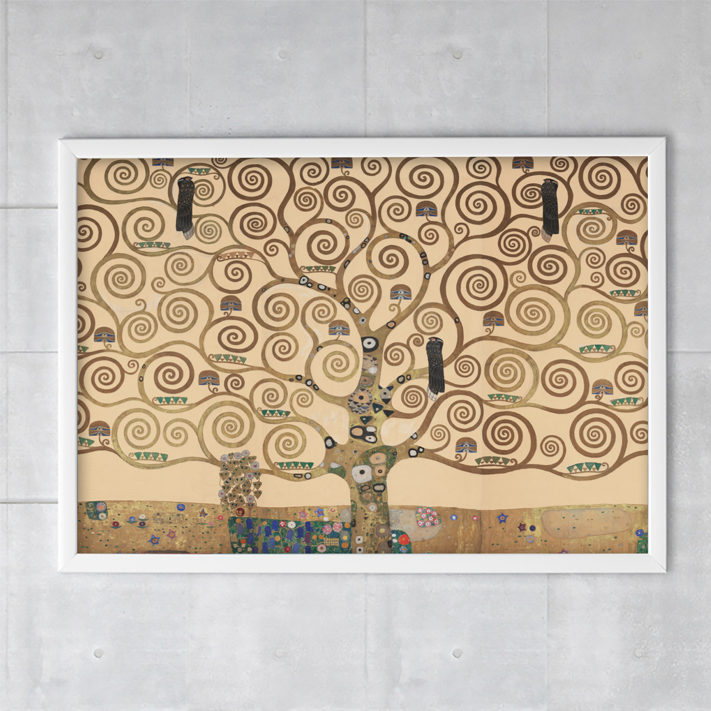 Poster 50x70 cm, Gustav Klimt , Baum | Museum Webshop - Museum-webshop