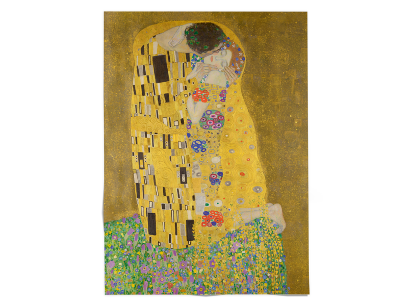 Poster 50x70 cm,   Gustav Klimt, De Kus