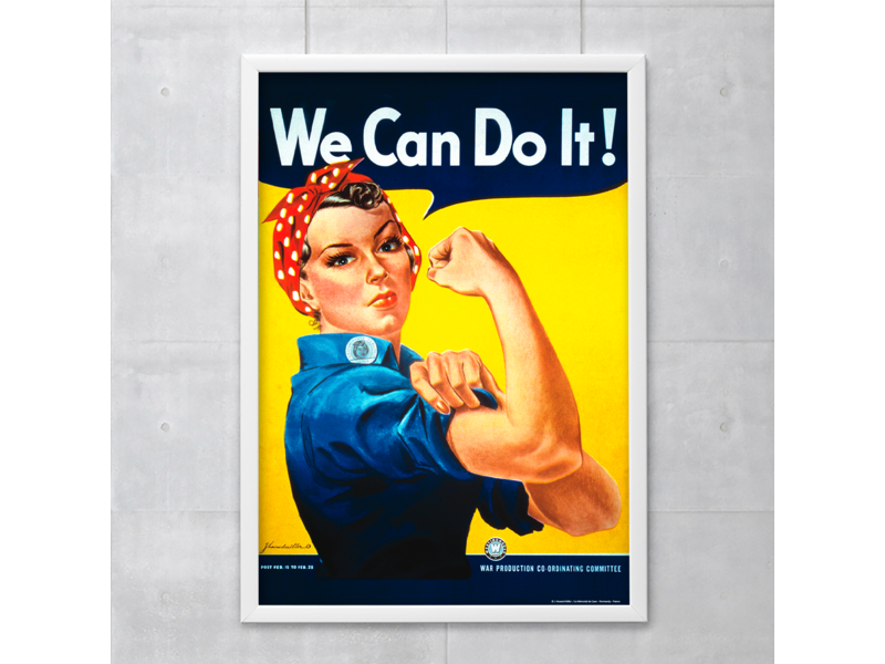 Affiche 50x70 cm ,We can do it