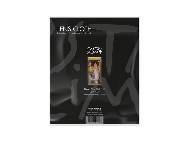 Lens cloth, 15x18 cm, Gustav Klimt, Judith