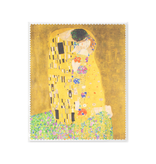 Paño de limpieza para gafas, 15x18 cm, Gustav Klimt, el beso